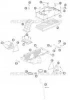 FILTRE A AIR pour KTM 990 SUPERMOTO T WHITE ABS de 2012