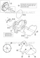 CARTER EMBRAYAGE pour KTM 990 SUPERMOTO T ORANGE ABS de 2012