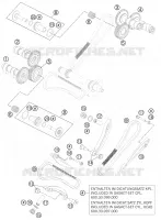 DISTRIBUTION pour KTM 990 SUPERMOTO T ORANGE ABS de 2012