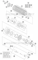 EMBRAYAGE pour KTM 990 SUPERMOTO T BLACK ABS de 2012