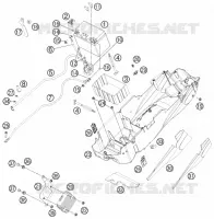 BATTERIE pour KTM 990 SUPERMOTO T BLACK ABS de 2011