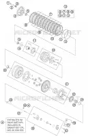 EMBRAYAGE pour KTM 990 SUPERMOTO T BLACK ABS de 2011