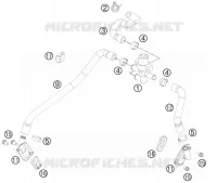 SECONDARY AIR SYSTEM SAS pour KTM 990 SUPERMOTO T BLACK ABS de 2011