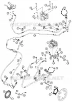 SYSTEME DE FREIN ABS pour KTM 990 SUPERMOTO T BLACK ABS de 2011