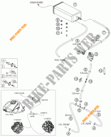 EVAPORATIVE CANISTER pour KTM 1190 RC8 ORANGE de 2010