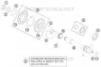 ARBRE D'EQUILIBRAGE pour KTM 990 SUPERMOTO R de 2011