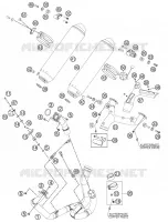 ECHAPPEMENT pour KTM 990 SUPERMOTO R de 2011