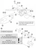 POMPE A EAU pour KTM 990 SUPERMOTO R de 2011