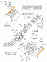 CULASSE AVANT pour KTM 950 SUPERMOTO R de 2007