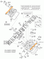 CULASSE AVANT pour KTM 950 SUPERMOTO R de 2007
