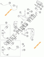CONTACTEUR A CLE pour KTM 950 SUPERMOTO ORANGE de 2007
