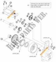 DEMARREUR ELECTRIQUE pour KTM 950 SUPERMOTO ORANGE de 2007