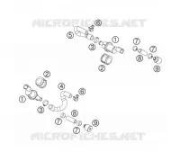 ELECTRONIC POWER CONTROL EPC pour KTM 950 SUPERMOTO ORANGE de 2007