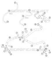SECONDARY AIR SYSTEM SAS pour KTM 950 SUPERMOTO ORANGE de 2007