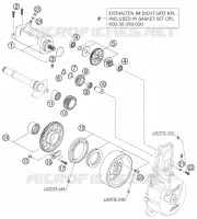 DEMARREUR ELECTRIQUE pour KTM 950 SUPERMOTO ORANGE de 2006
