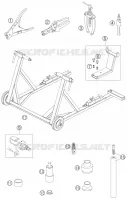 OUTILLAGE SPECIFIQUE pour KTM 950 SUPERMOTO ORANGE de 2006