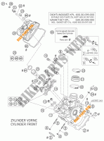 CULASSE AVANT pour KTM 950 SUPERMOTO ORANGE de 2005