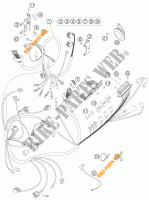 FAISCEAU ELECTRIQUE pour KTM 950 SUPERMOTO ORANGE de 2005