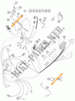 FAISCEAU ELECTRIQUE pour KTM 950 SUPERMOTO ORANGE de 2005