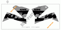 AUTOCOLLANTS pour KTM 660 SMC de 2004