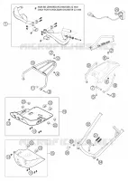 ACCESSOIRES pour KTM 640 LC4 SUPERMOTO de 2003