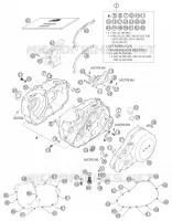 CARTER MOTEUR pour KTM 640 LC4 SUPERMOTO de 2003