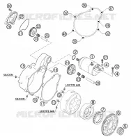 DEMARREUR ELECTRIQUE pour KTM 640 LC4 SUPERMOTO de 2003