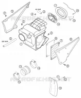 FILTRE A AIR pour KTM 640 LC4 SUPERMOTO de 2003
