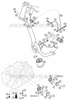 POMPE A HUILE pour KTM 640 LC4 SUPERMOTO de 2003