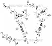 SOUPAPES pour KTM 640 LC4 SUPERMOTO de 2003