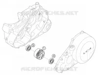 ARBRE D'EQUILIBRAGE pour KTM 620 SUPER-MOTO COMP. 20 KW de 1998