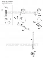 CONTACTEUR A CLE pour KTM 620 SUPER-MOTO COMP. 20 KW de 1998