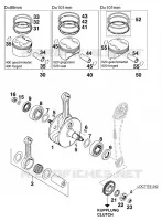 VILEBREQUIN / PISTON pour KTM 620 SUPER-MOTO COMP. 20 KW de 1998