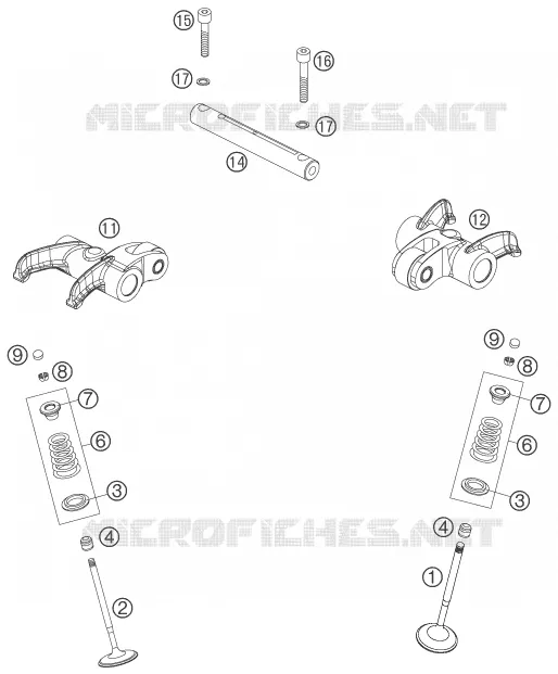 SOUPAPES KTM MOTO 690 2007 SUPERMOTO  690 SUPERMOTO PRESTIGE