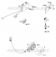 ALLUMAGE pour KTM 125 SUPERMOTO 80 de 2001
