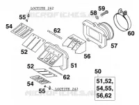 BOITE A CLAPETS pour KTM 125 SUPERMOTO 80 de 2001