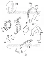 FILTRE A AIR pour KTM 125 SUPERMOTO 80 de 2001