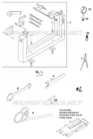 OUTILLAGE SPECIFIQUE (MOTEUR) pour KTM 125 SUPERMOTO 80 de 2001