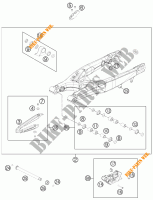 BRAS OSCILLANT  pour KTM 530 XC-W SIX DAYS de 2011