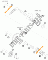 KICK pour KTM 530 XC-W SIX DAYS de 2011