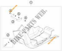PROTECTION MOTEUR pour KTM 530 XC-W SIX DAYS de 2011
