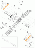 ROUE ARRIERE pour KTM 530 XC-W SIX DAYS de 2011