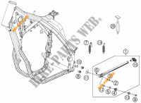 BEQUILLE LATERALE / CENTRALE pour KTM 500 XC-W de 2015