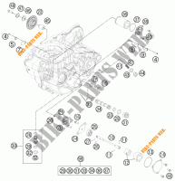 POMPE A HUILE pour KTM 500 XC-W de 2014