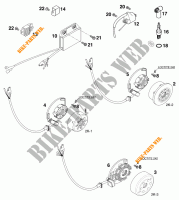 ALLUMAGE pour KTM 380 MXC de 2000