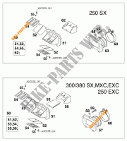 BOITE A CLAPETS pour KTM 380 MXC de 2000