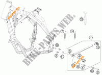 BEQUILLE LATERALE / CENTRALE pour KTM 300 XC-W de 2014