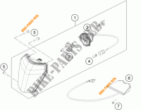 PHARE / FEU ARRIERE pour KTM 300 XC-W de 2014