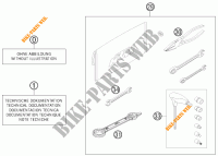 TROUSSE A OUTILS / MANUELS / OPTIONS pour KTM 300 XC-W de 2014