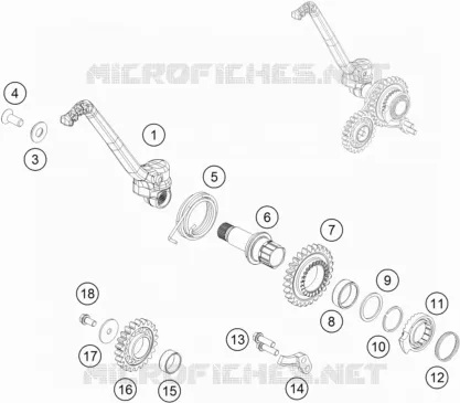 KICK KTM MOTO 300 2017 XC  300 XC